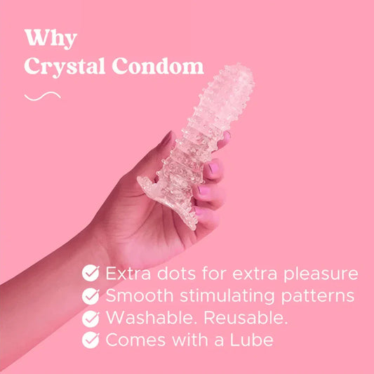 SUPER Cristal Condom with Reusable Man Condom