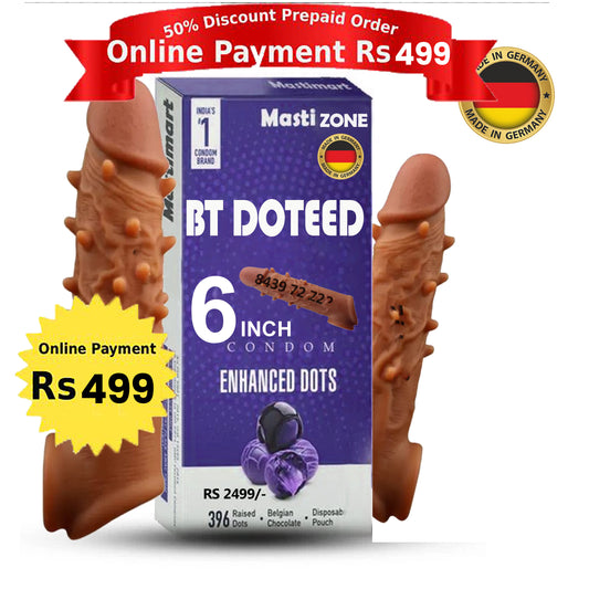 6 Inch BT Doteed Condom with Realistic