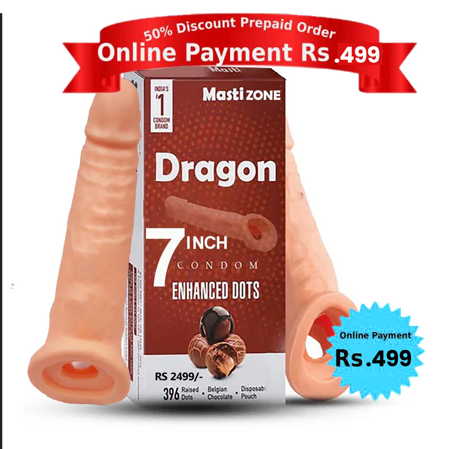 7 Dragon Condom 50% Discount Prepaid Order