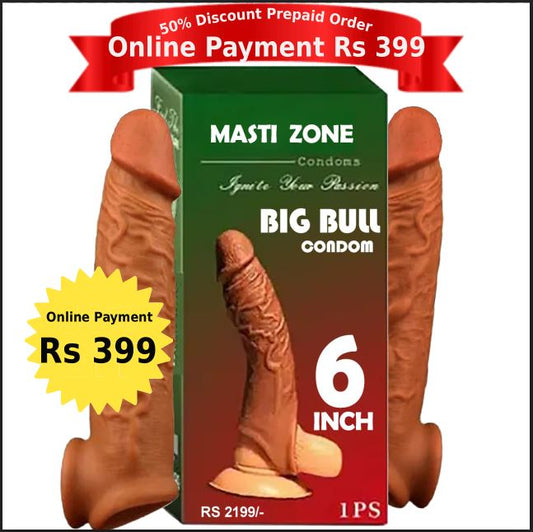 6 Inch BT Condom with Reusable Man Condom