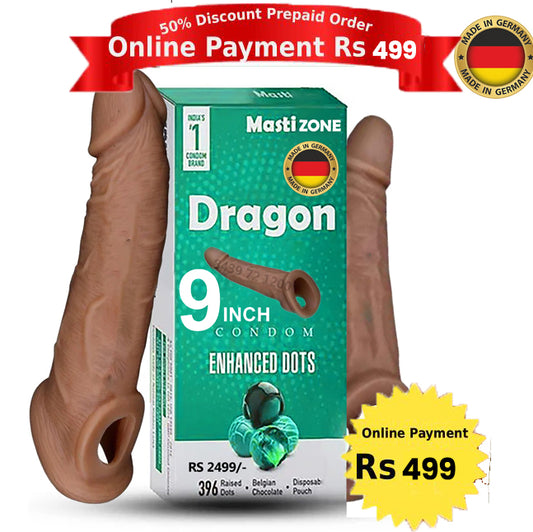 9 Dragon Condom with Realistic 50% Discount Prepaid Order