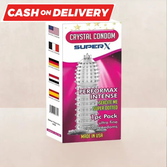 SUPER Cristal Condom with Reusable Man Condom